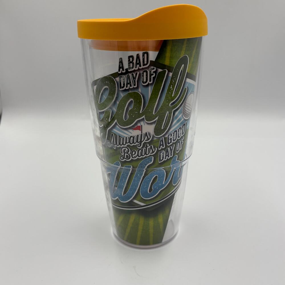 Bad Day Golf Better Than A Good Day at Work Tervis Tumbler Golfer Vacation 20 oz